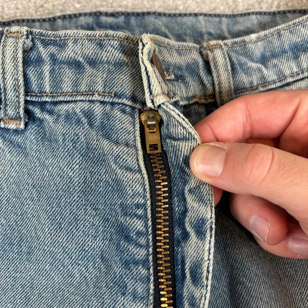 Vintage 90s Calvin Klein Straight Leg Jeans Mens 30x30 Light Wash Blue Denim USA